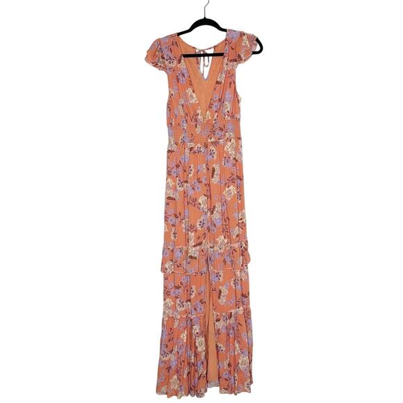 ALE BY ALESSANDRA x REVOLVE Lina Maxi Dress Women's Iris Floral Size Small - Picture 2 of 5